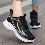 Women's Running Shoes - Lightweight Mesh Design