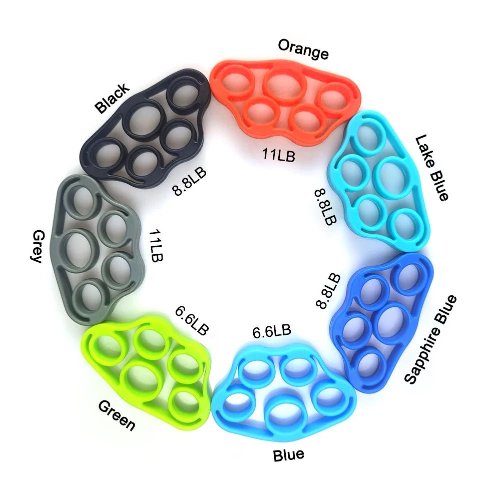3 - 1PCS Silicone Finger Gripper Strengthener Trainer Elastic Hand Grip Strengthener Guitar Finger Exerciser Patient Hand TrainerEstaliosFitEstaliosFit183651507;20260421;1776809246pORJQ