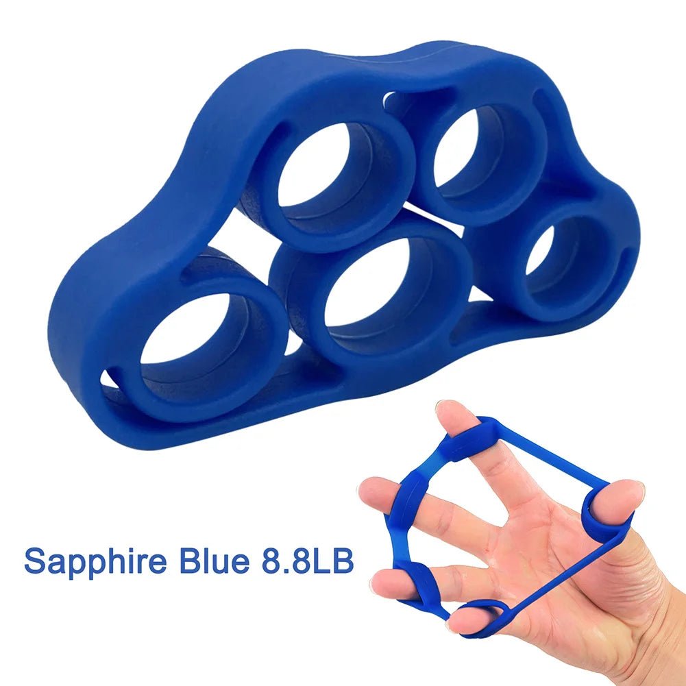 3 - 1PCS Silicone Finger Gripper Strengthener Trainer Elastic Hand Grip Strengthener Guitar Finger Exerciser Patient Hand TrainerEstaliosFitEstaliosFit183651522;20260421;1776809246FFiS0
