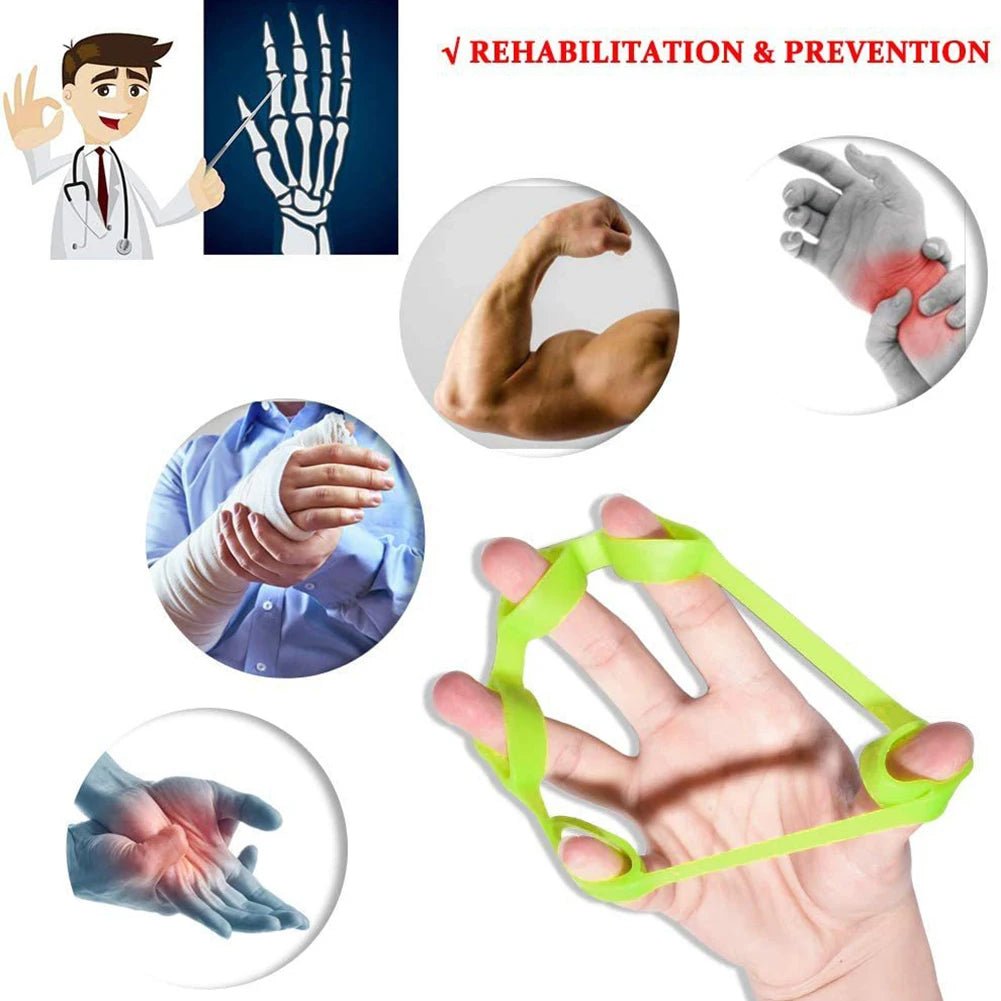 3 - 1PCS Silicone Finger Gripper Strengthener Trainer Elastic Hand Grip Strengthener Guitar Finger Exerciser Patient Hand TrainerEstaliosFitEstaliosFit183651507;20260421;1776809246pORJQ