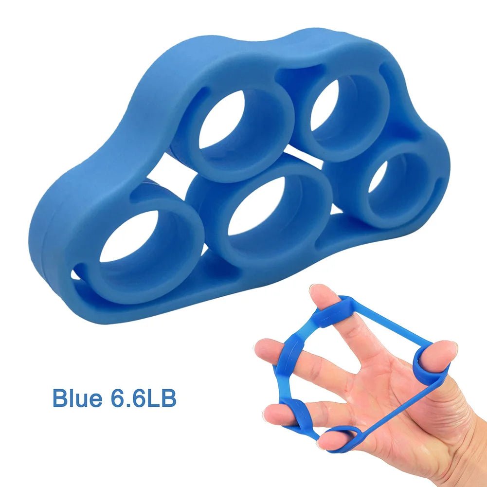 3 - 1PCS Silicone Finger Gripper Strengthener Trainer Elastic Hand Grip Strengthener Guitar Finger Exerciser Patient Hand TrainerEstaliosFitEstaliosFit183651526;20260421;1776809246ciMXo
