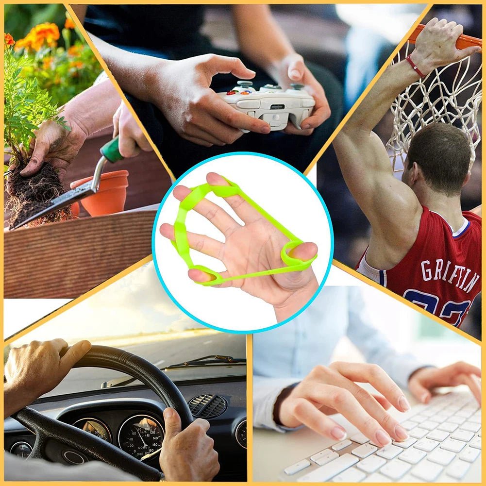 3 - 1PCS Silicone Finger Gripper Strengthener Trainer Elastic Hand Grip Strengthener Guitar Finger Exerciser Patient Hand TrainerEstaliosFitEstaliosFit183651507;20260421;1776809246pORJQ