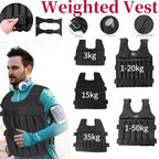 Adjustable Weighted Vest – 3-50kg Training Vest