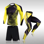 3 Pcs Set Men's Workout Sports Suit Gym Fitness Compression Clothes Running Jogging Sport Wear Exercise Rashguard MenEstaliosFitEstaliosFit184449088;2026057;17781803671ANZM