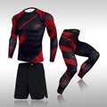 3 Pcs Set Men's Workout Sports Suit Gym Fitness Compression Clothes Running Jogging Sport Wear Exercise Rashguard MenEstaliosFitEstaliosFit184449088;2026057;17781803671ANZM