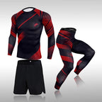 3 Pcs Set Men's Workout Sports Suit Gym Fitness Compression Clothes Running Jogging Sport Wear Exercise Rashguard MenEstaliosFitEstaliosFit184449088;2026057;17781803671ANZM