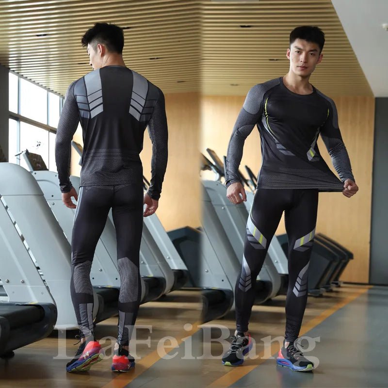 3 Pcs Set Men's Workout Sports Suit Gym Fitness Compression Clothes Running Jogging Sport Wear Exercise Rashguard MenEstaliosFitEstaliosFit184449088;2026057;17781803671ANZM