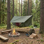 Camping Hammock - Zippered Bug-Net Design