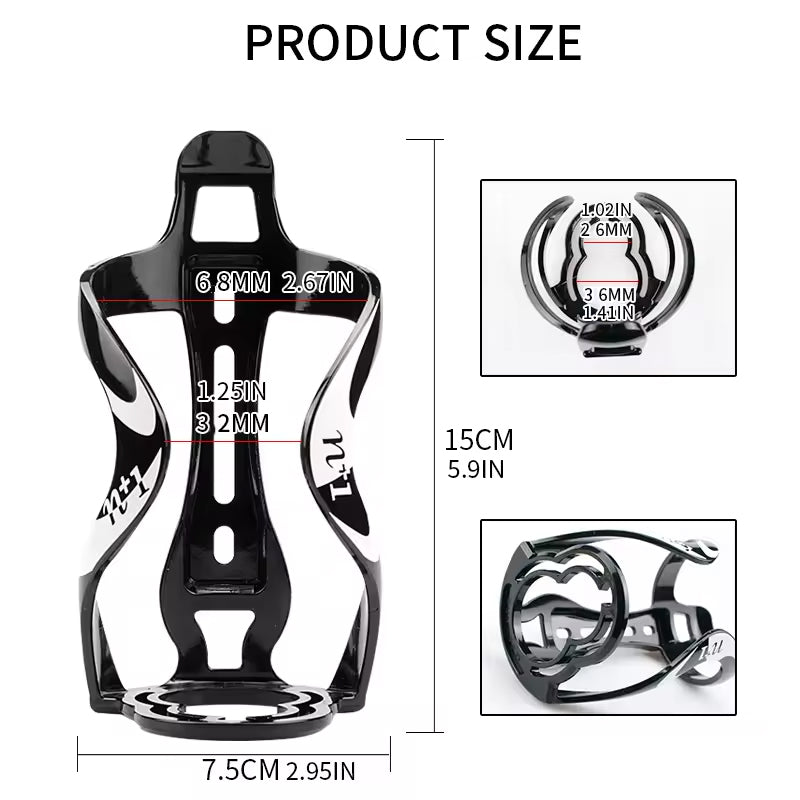 Bike Bottle Cage - Locking Nylon Holder