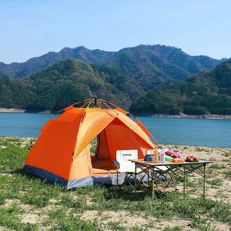 Camping Tent - 3–4 Person Pop-Up Shelter