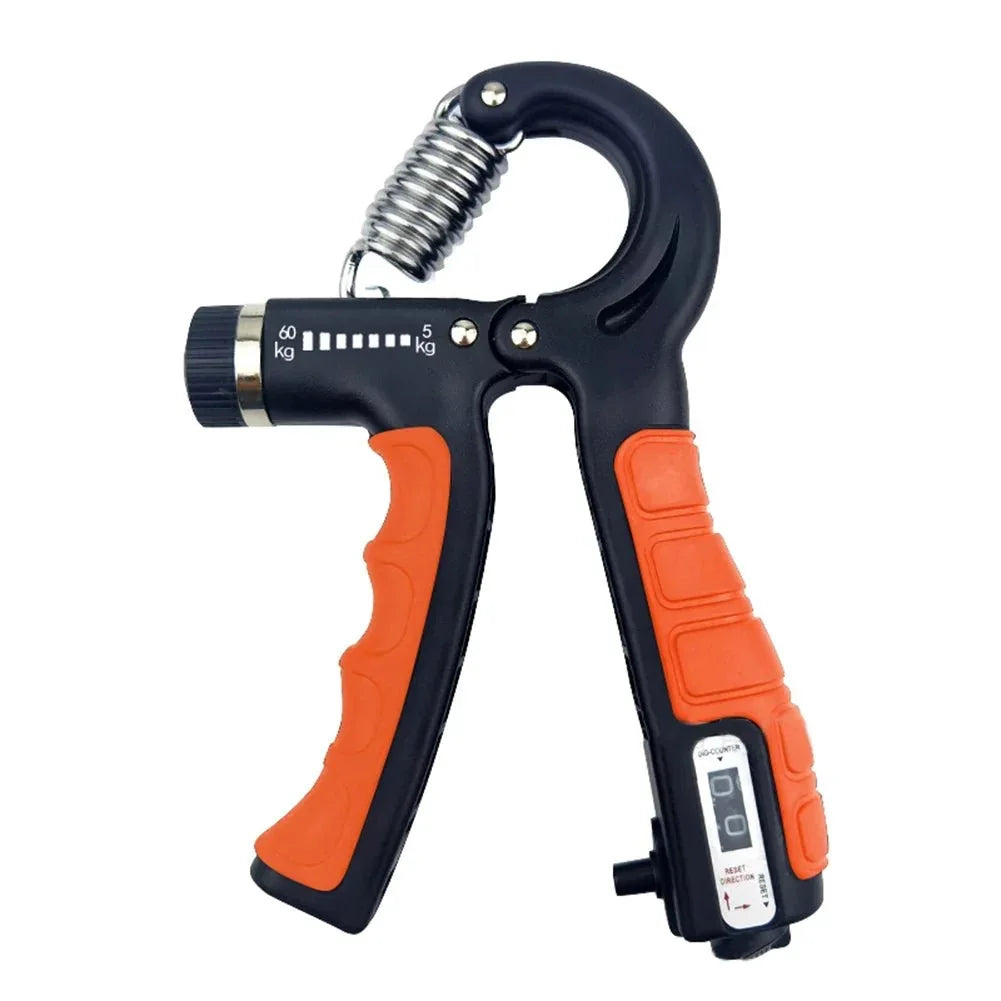 5-120KG Grip Strength Trainer Wrist Expander Adjustable Resistance Finger Exerciser Smart Counting Hand Gripper for Muscle Build.