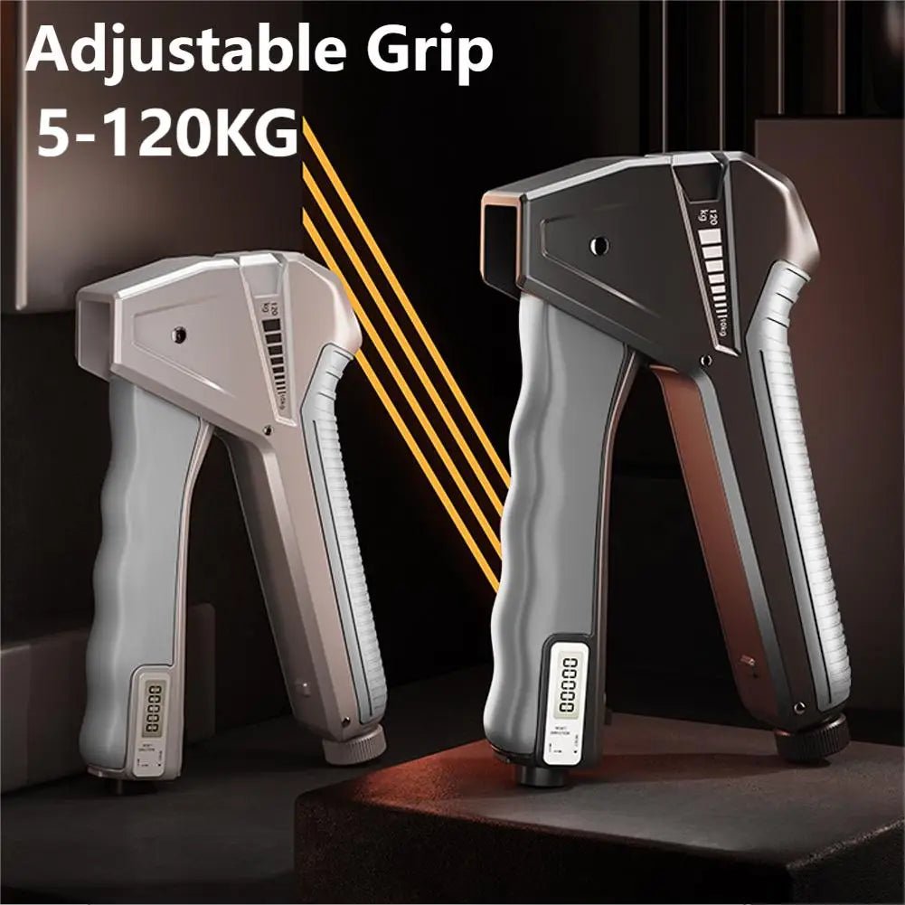 5-120KG Grip Strength Trainer Wrist Expander Adjustable Resistance Finger Exerciser Smart Counting Hand Gripper for Muscle Build.