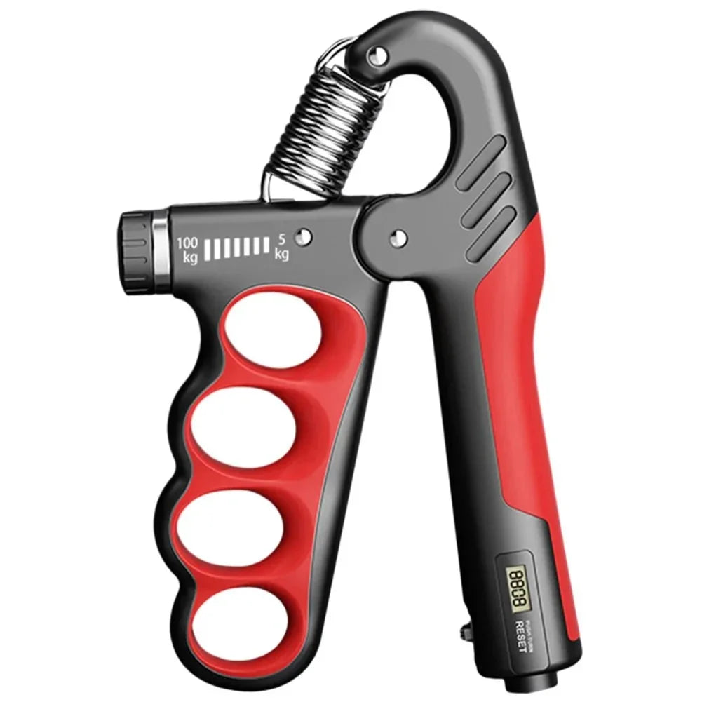 5-120KG Grip Strength Trainer Wrist Expander Adjustable Resistance Finger Exerciser Smart Counting Hand Gripper for Muscle Build.