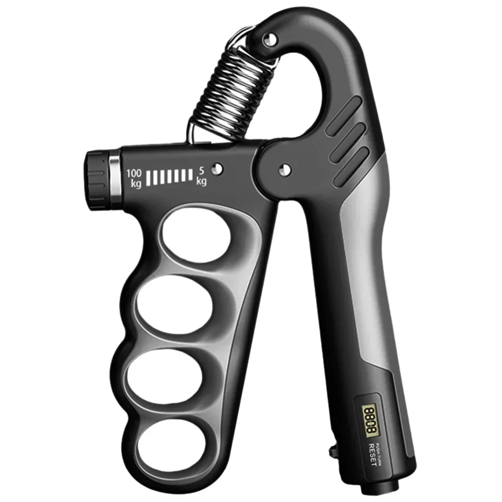 5-120KG Grip Strength Trainer Wrist Expander Adjustable Resistance Finger Exerciser Smart Counting Hand Gripper for Muscle Build.