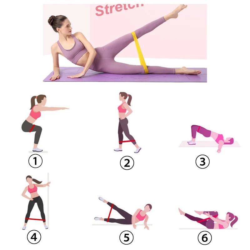 5 Level Yoga strap Crossfit Resistance Bands Portable Fitness Workout Equipment Training Gum Exercise Women Sports Ring GymEstaliosFitEstaliosFit183973709;20260427;17773162339zfEg