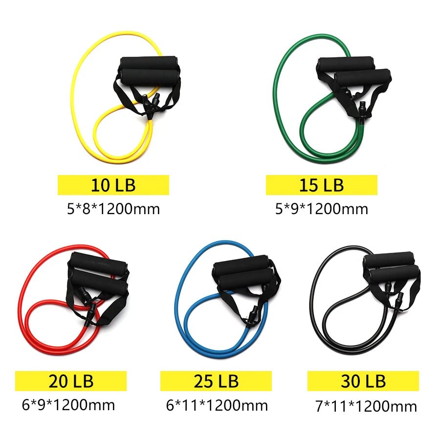 Progressive Resistance Bands – Pull Rope Training Set