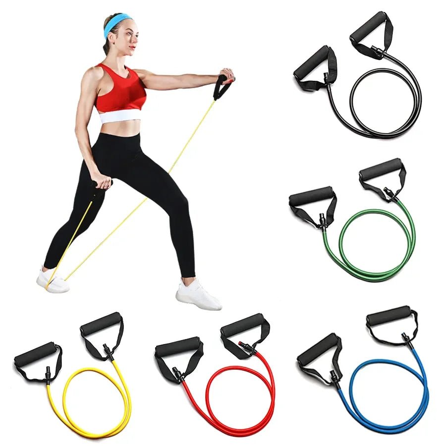 5 Levels Pull Rope Fitness Elastic Bands Resistance Bands with Handles Training Exercise Tube Band Workouts Strength EquipmentEstaliosFitEstaliosFit184448035;2026057;1778180112H2Hpu