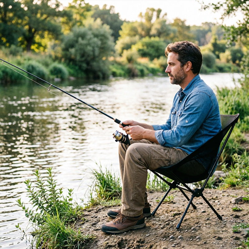 Camping Chair - Ultralight Folding Mesh Seat