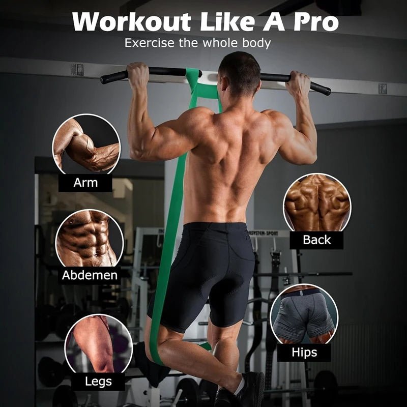 5~230lbs Fitness Resistance Band Boxing Agility Training Workout Gym Equipment Yoga Pilates Accessories Rubber Band Home GymEstaliosFitEstaliosFit184448098;2026057;1778180197wWHYF