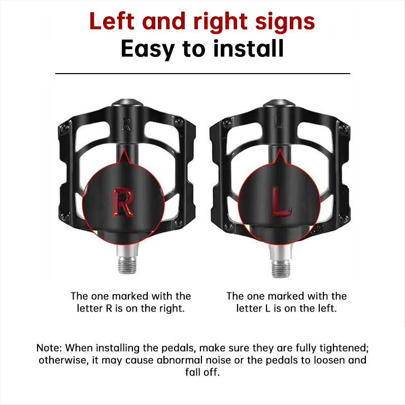 Bike Pedals - Sealed-Bearing Platform Pair