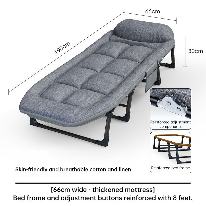 Camping Chair - Folding Seat with Side Pocket