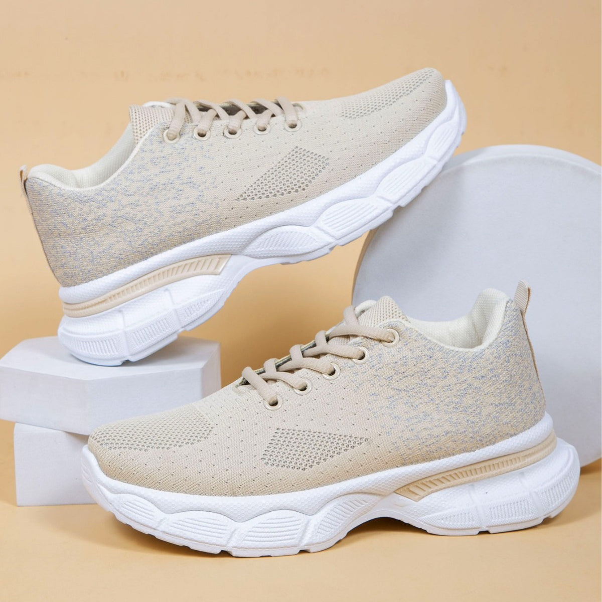 Women's Running Shoes - Mesh Soft-Sole Design