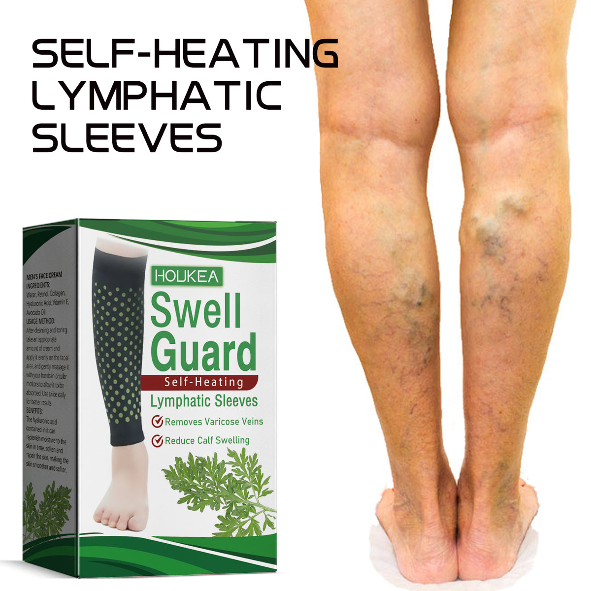 Leg Warmers - Wormwood Tourmaline Fiber Cover