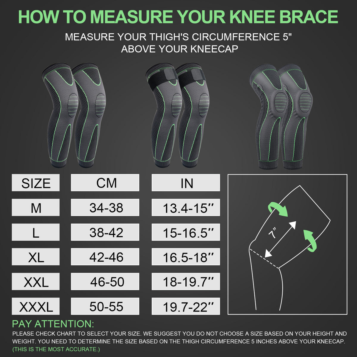 Stridewell Knee Support - Knitted Compression Sleeve