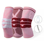 Knee Support - Silicone-Spring Sports Sleeve