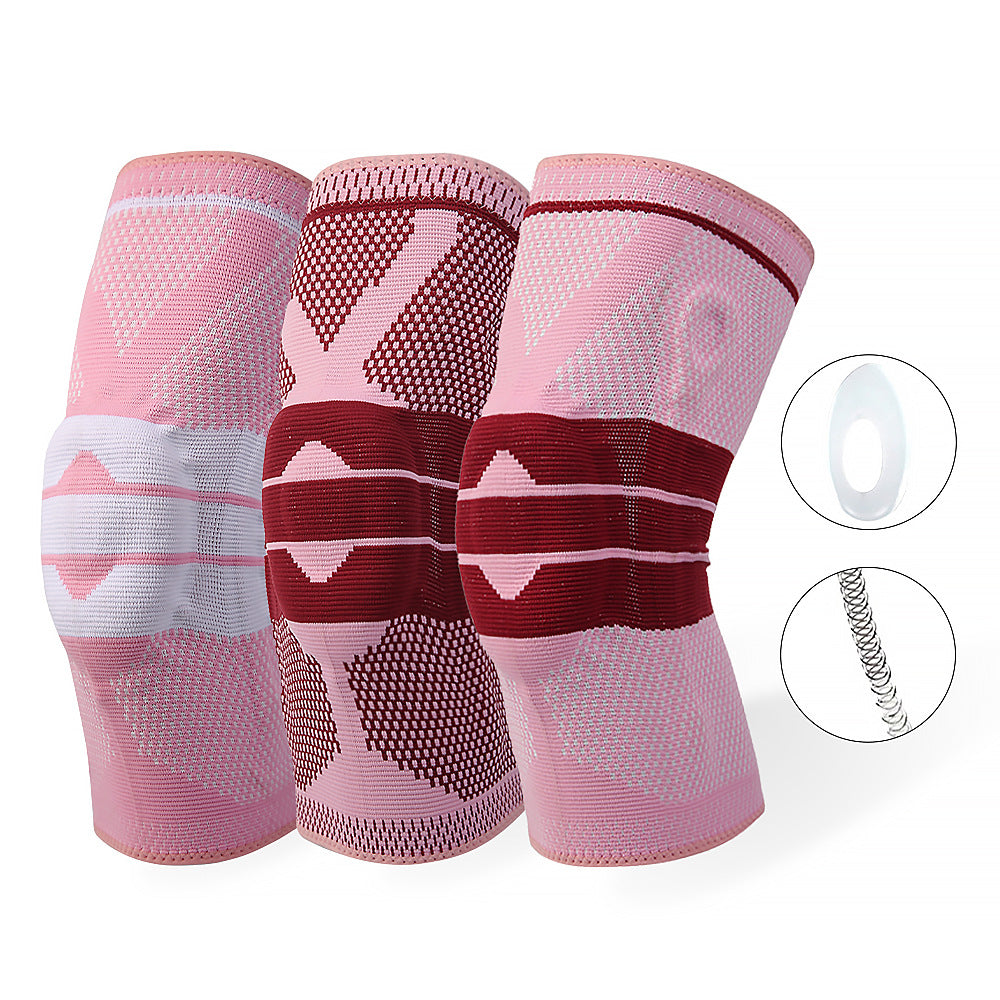 Knee Support - Silicone-Spring Sports Sleeve