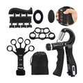 6PCS/SET 5-60kg Adjustable Hand Grip Strengthener Hand Grip Trainer With Counter Wrist Forearm And Hand Exerciser For Muscle Bui.