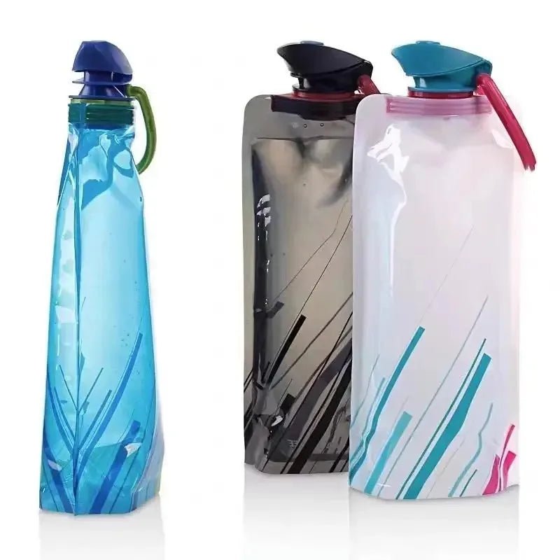 700ml Foldable Water Bottles Flexible Reusable Travel&Camping Water Bottle Water Pouch Soft Flask Water Bag With Carabiner ClipEstaliosFitEstaliosFit183652162;20260421;1776809360chfoO
