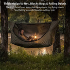 Camping Hammock - Zippered Bug-Net Design