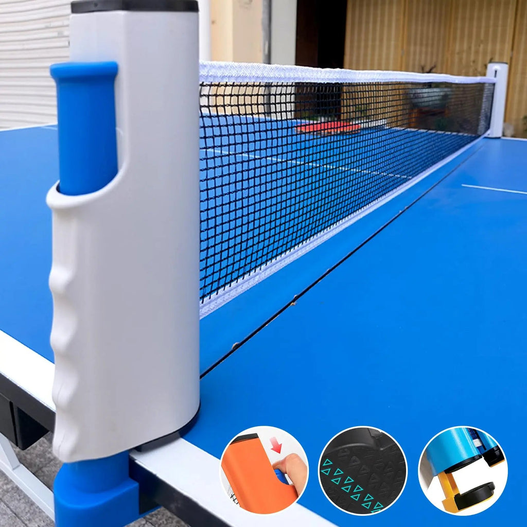 72" Retractable Table Tennis Net with Clamps Portable Ping Pong Net Rack for Any Table Replacement Table Tennis Net Rack PostsEstaliosFitEstaliosFit183652023;20260421;1776809352Oe43L