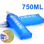 TPU Folding Sport Bottle – 750ml Wide-Mouth Soft Flask