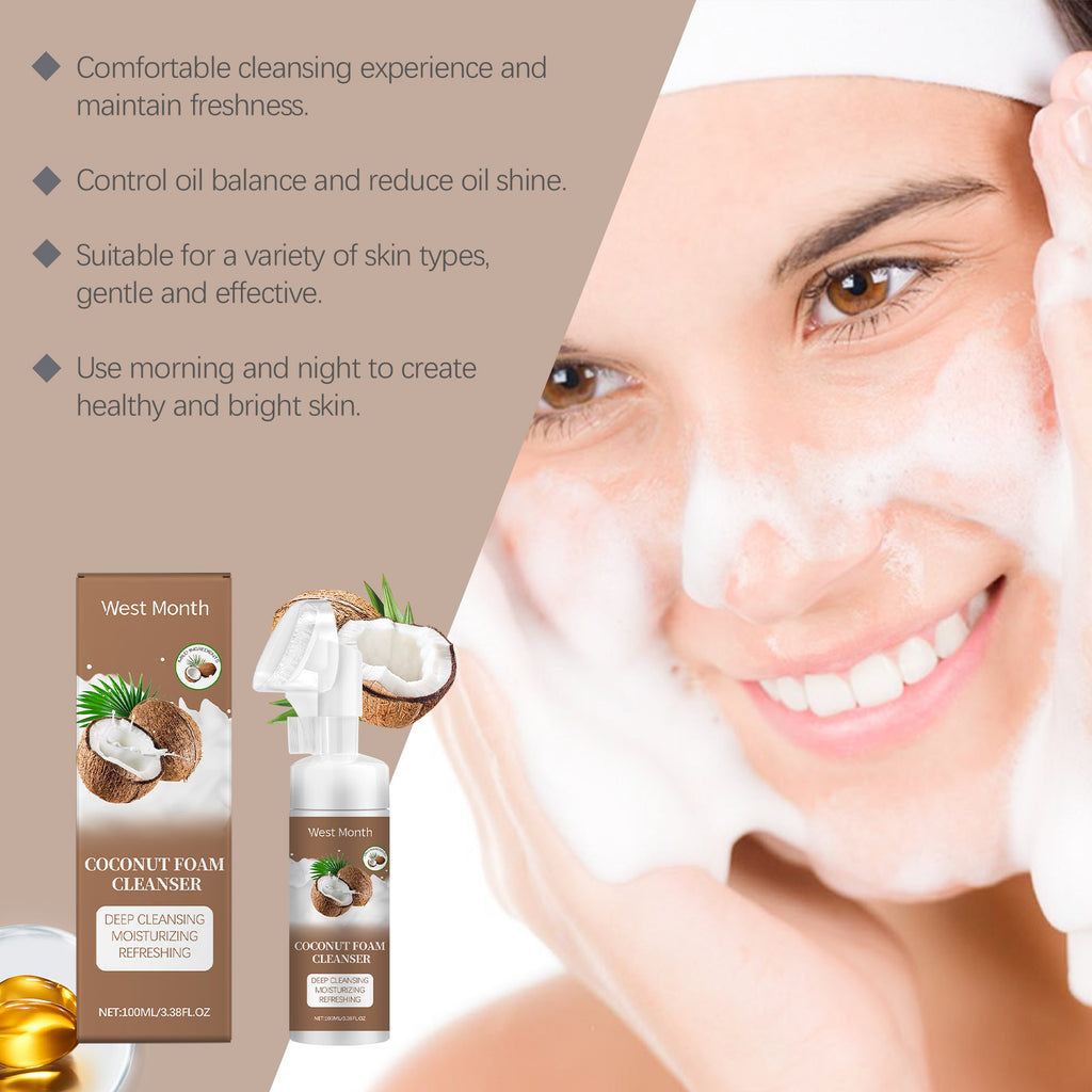 Foaming Cleanser - Coconut Facial Wash