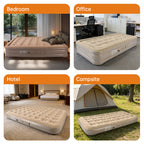 Camping Air Mattress - Built-In Pump Design