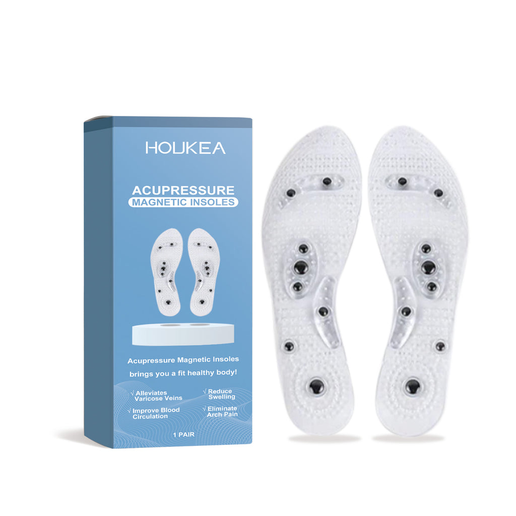 Shoe Insoles - Magnetic Textured Foot Pads