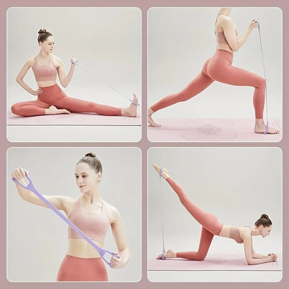 8 Fitness Workout Resistance Band Arm Back Shoulder Exercise Elastic Training Band Yoga Pilates Physical Therapy EquipmentEstaliosFitEstaliosFit184448058;2026057;1778180141KUTB3