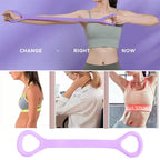 8 Fitness Workout Resistance Band Arm Back Shoulder Exercise Elastic Training Band Yoga Pilates Physical Therapy EquipmentEstaliosFitEstaliosFit184448058;2026057;1778180141KUTB3