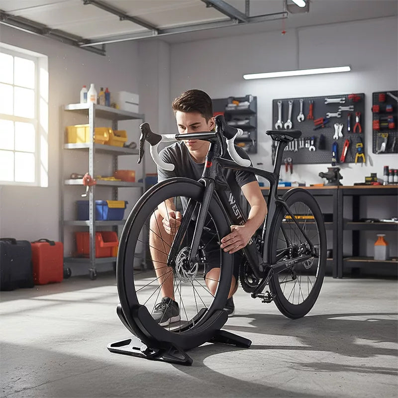 Bike Floor Stand - Adjustable Parking Rack
