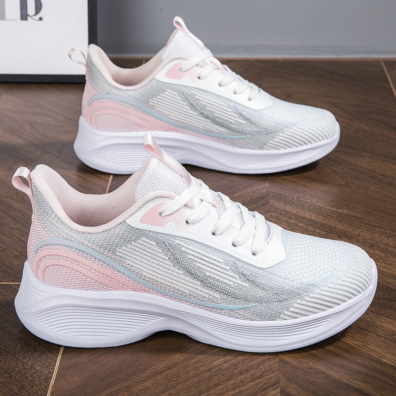 Women's Running Shoes - Lightweight Mesh Design