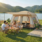 Camping Tent - 4-6 Person Two-Room Shelter