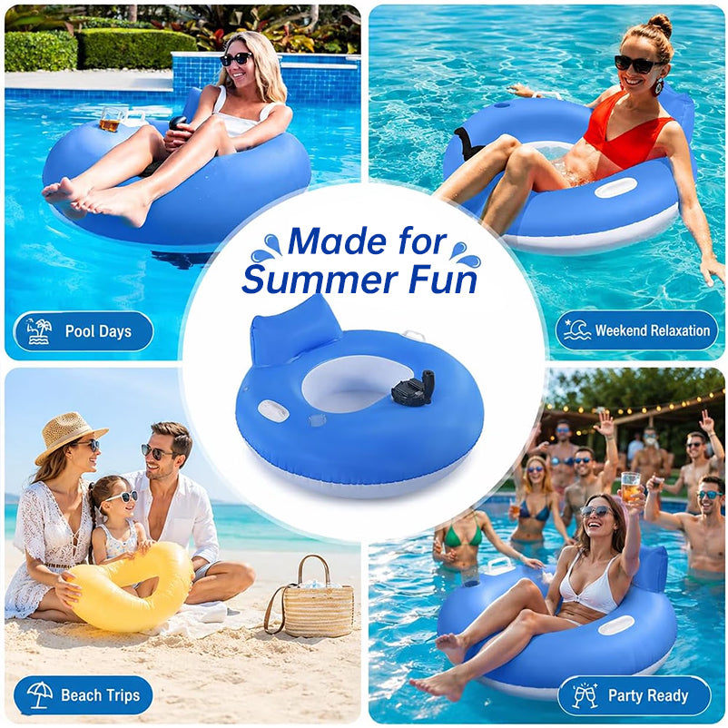 Inflatable Water Lounger - Electric Propeller Drive