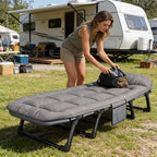 Camping Chair - Folding Seat with Side Pocket