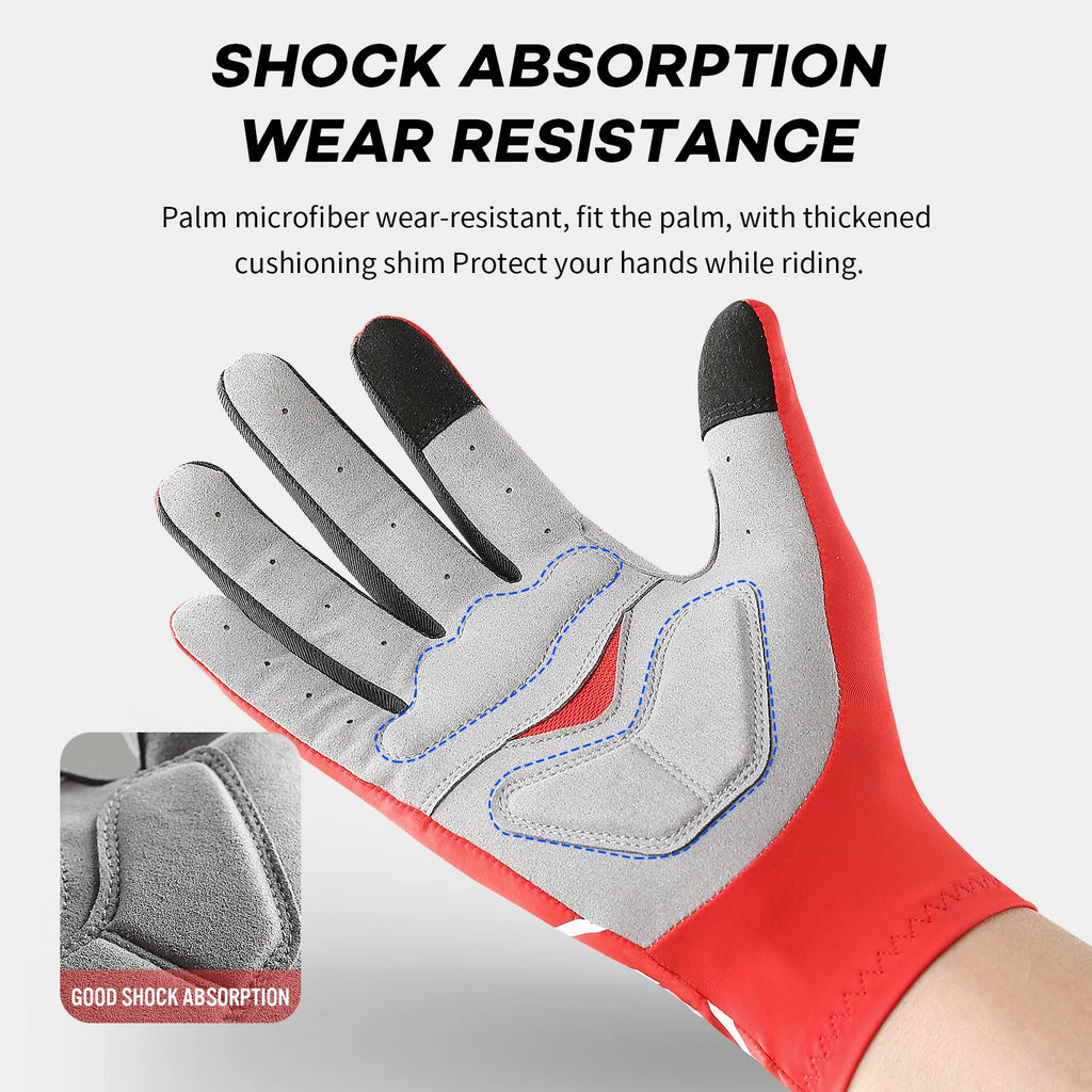 Cycling Gloves - Full-Finger Mountain Bike Pair