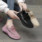 Women's Running Shoes - Fly-Woven Mesh Design