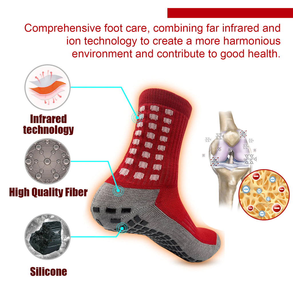 Stridewell Textured Socks - Silicone Foot-Massage Design