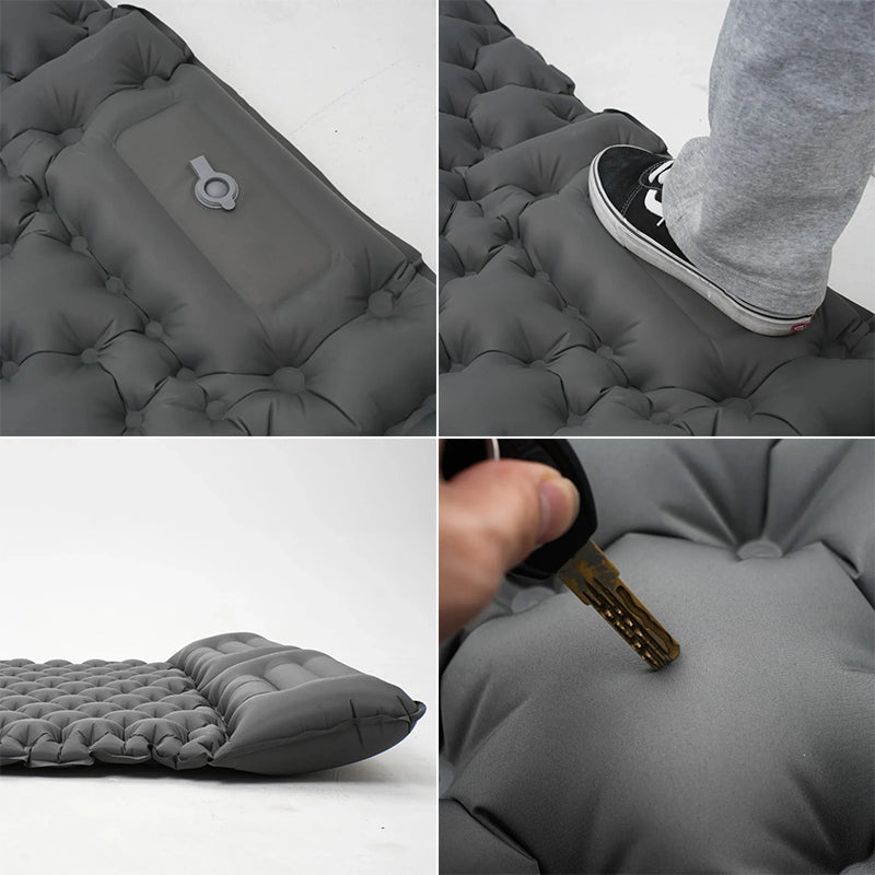 Sleeping Pad - Inflatable Camping Mat with Pillow