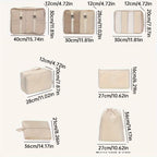 Packing Cubes - 7-Piece Travel Organizer Set